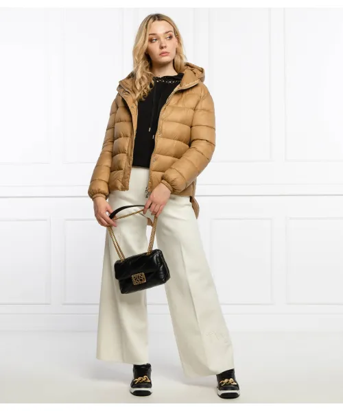 Pinko Leather messenger bag Love Mini Puff Maxi Quilt Jewe