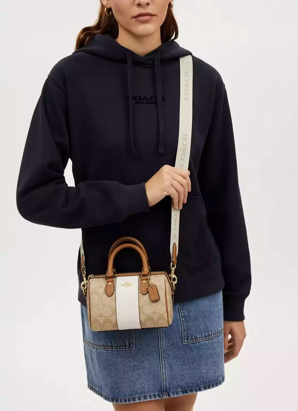 Coach Mini Rowan Crossbody in Signature Canvas
