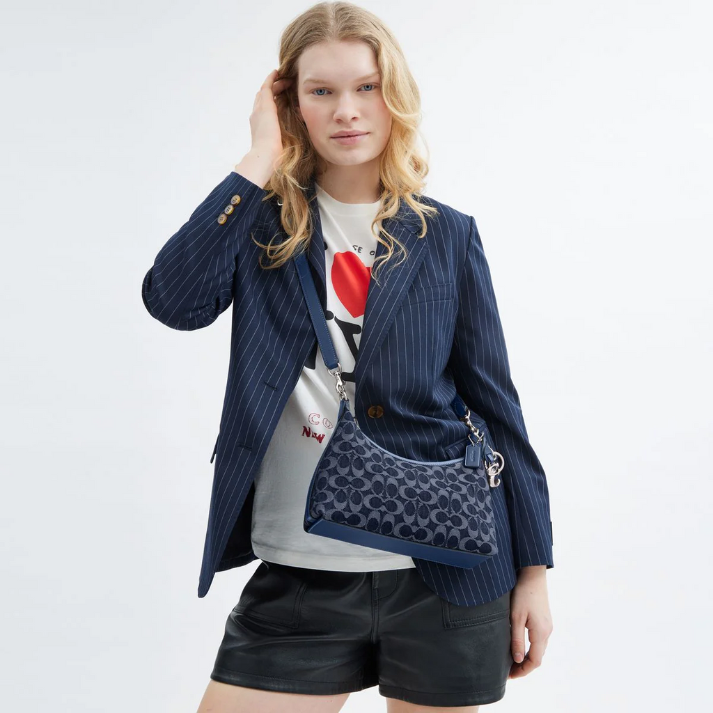 Coach Juliet Shoulder Bag 25 In Signature Denim