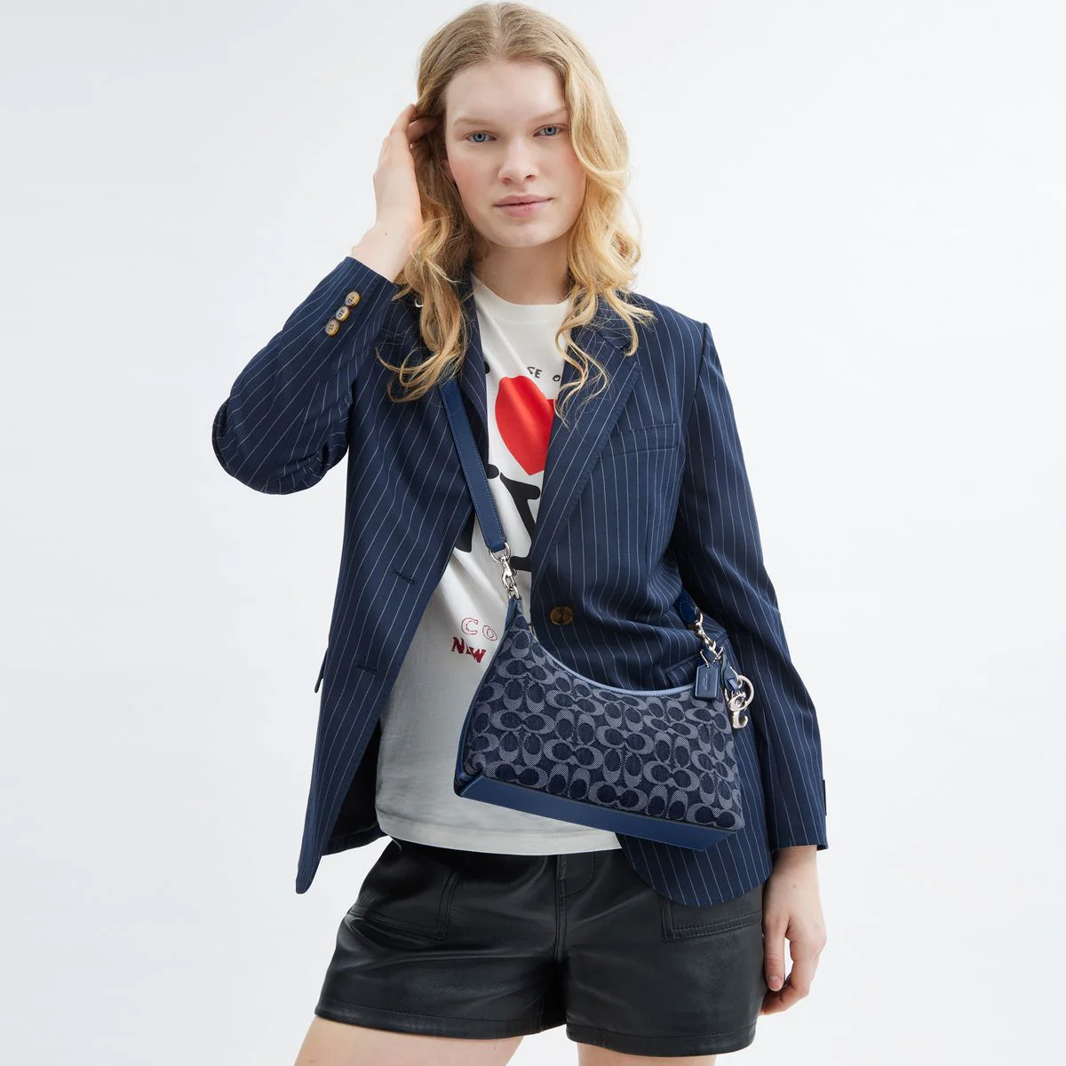 Coach Juliet Shoulder Bag 25 In Signature Denim