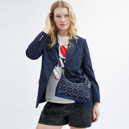 Coach Juliet Shoulder Bag 25 In Signature Denim
