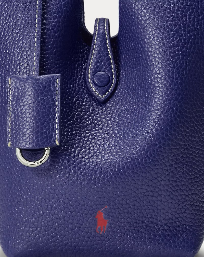 Ralph Lauren Polo Play Small Leather Tote & Crossbody