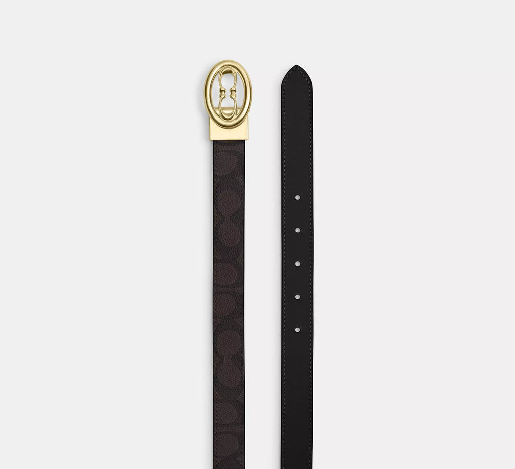 Coach Signature Buckle Cut-To-Size Belt, 25 Mm