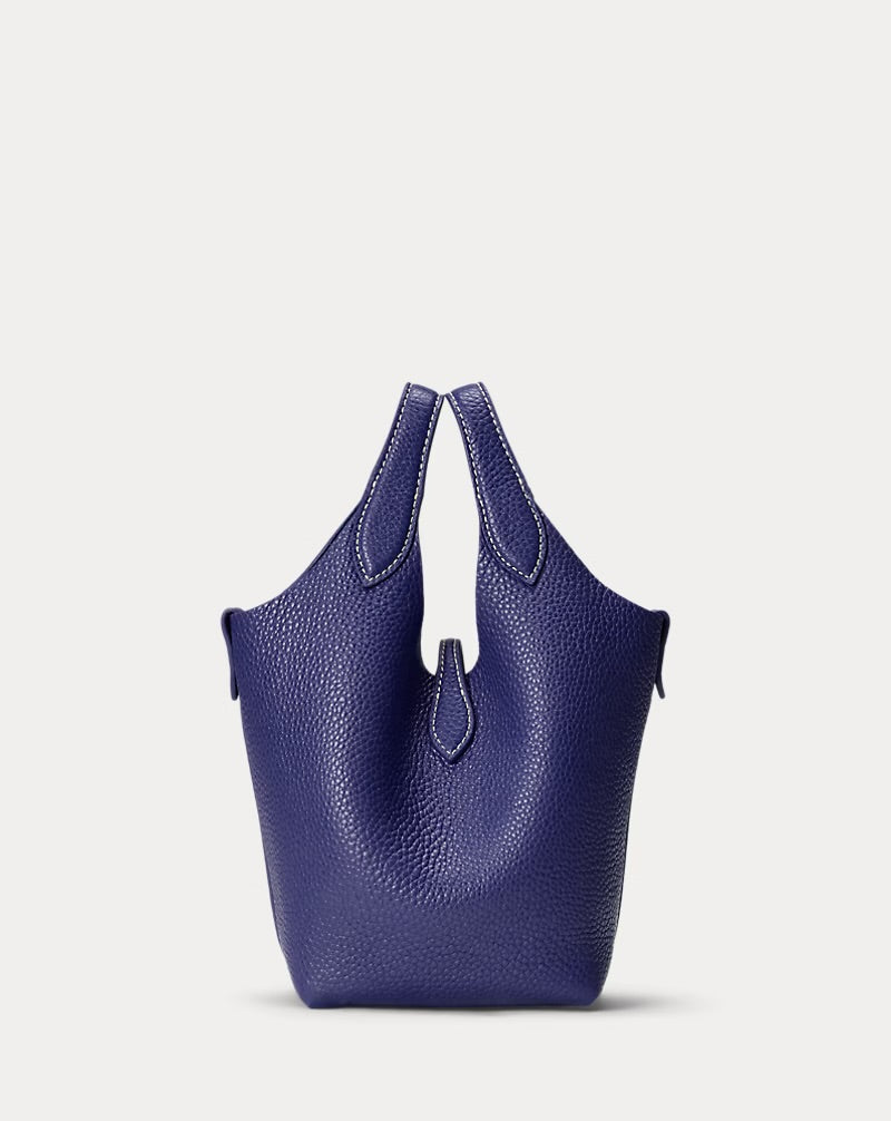 Ralph Lauren Polo Play Small Leather Tote & Crossbody