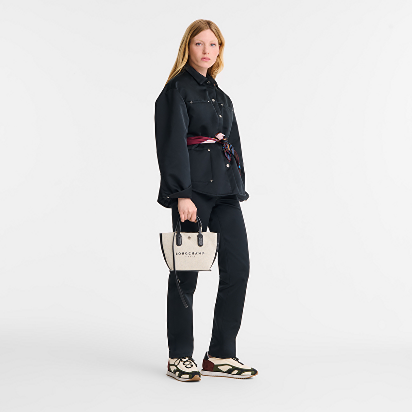 Longchamp ESSENTIAL HANDBAG XS
Canvas - Ecru