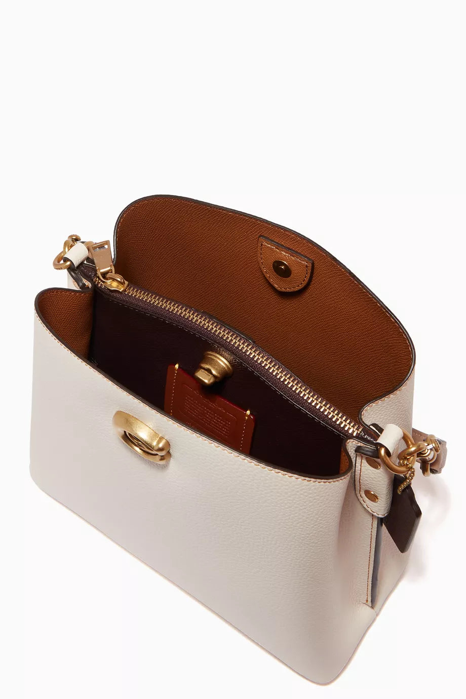 Coach Willow Bucket Bag in Colour-block Leather
