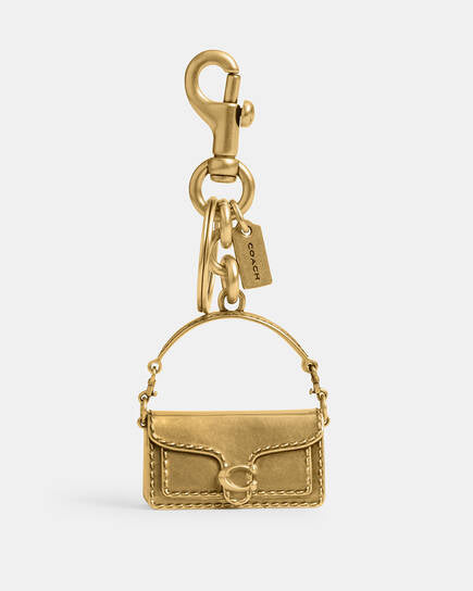 COACH
Tabby Bag Charm in Plated Metal