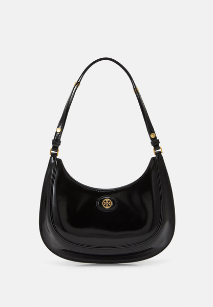 Tory Burch
Robinson Convertible Crescent Shoulder Bag in Patent Leather