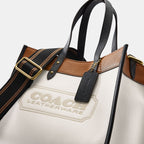 Coach Field Tote 30 In Colorblock With Coach Badge