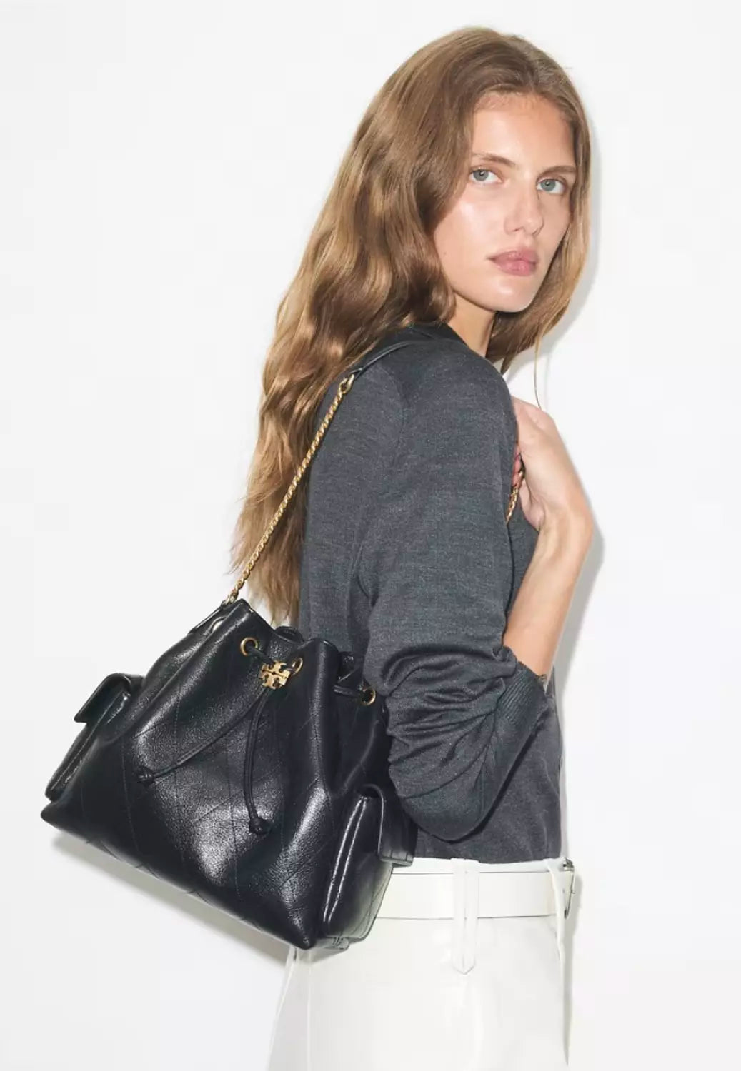 Tory Burch Charlie Quilted r Shoulder Bag