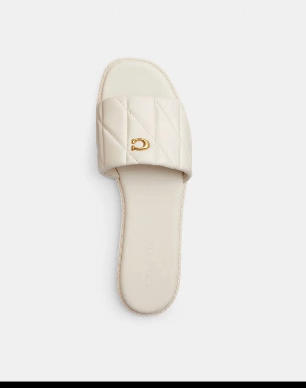 Coach Holly Sandal With Quilting