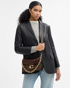 Coach Chain Tabby Shoulder Bag With Quilting