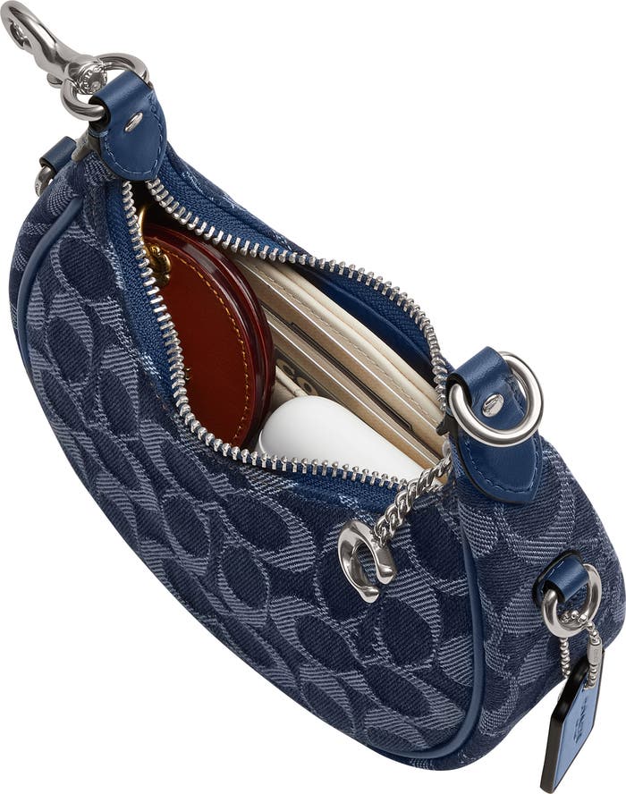 Coach Jonie Signature Washed Denim Crossbody Bag