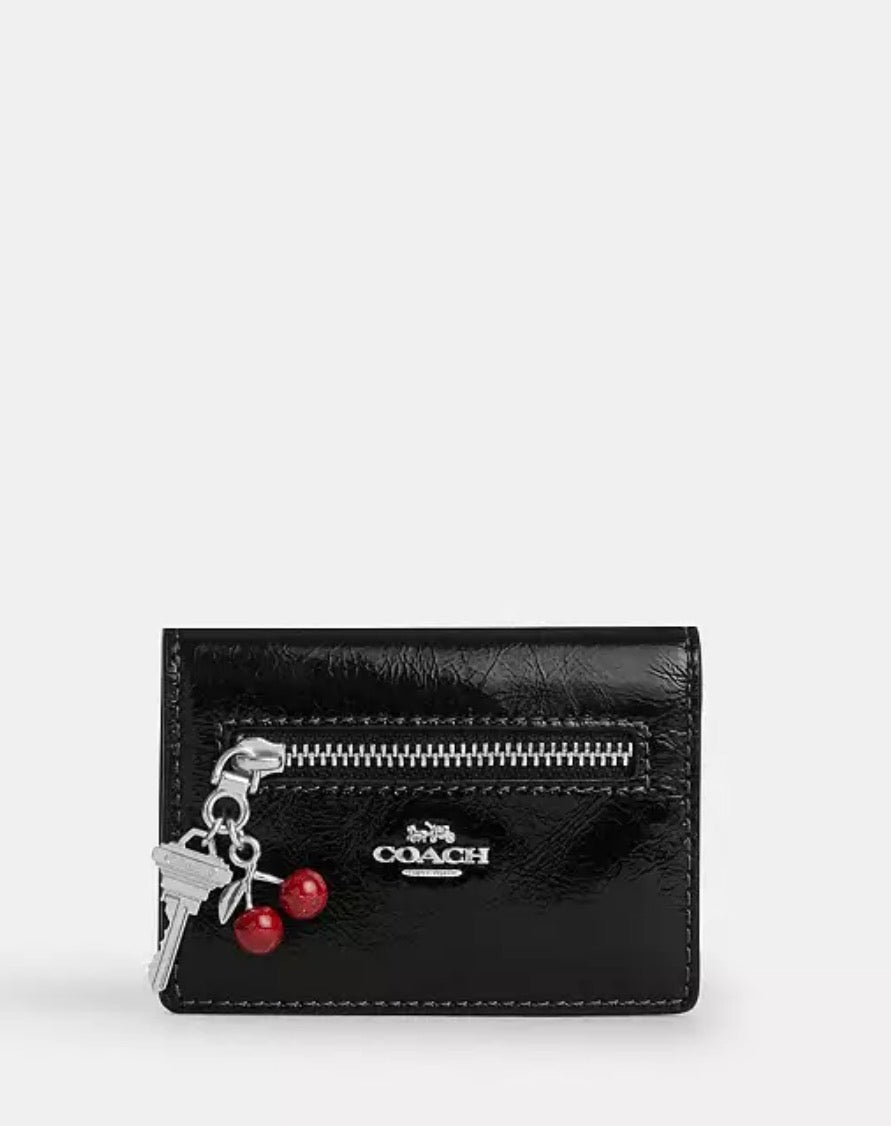 Coach Card Case With Charms