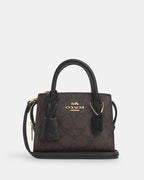 Coach Andrea Mini Carryall In Signature Canvas Coach