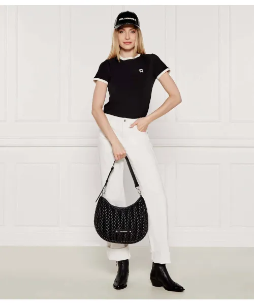 Karl Lagerfeld Weave Hobo Bag