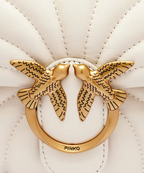 Pinko Leather shoulder bag Love Puff Mini