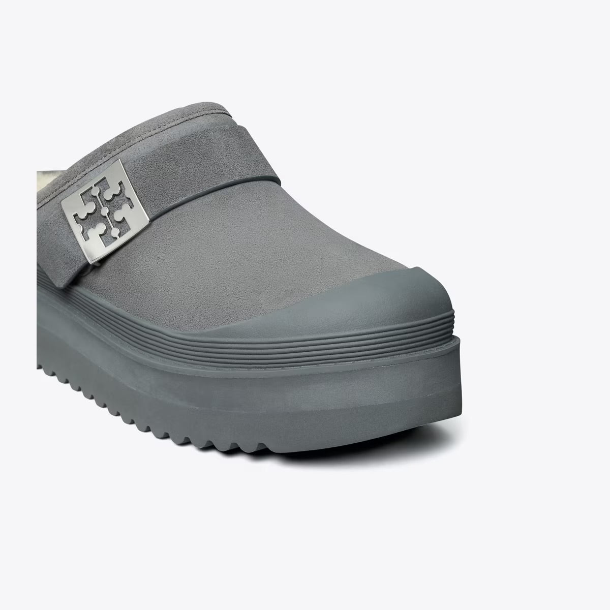 Tory Burch Mellow Shearling Platform Mule