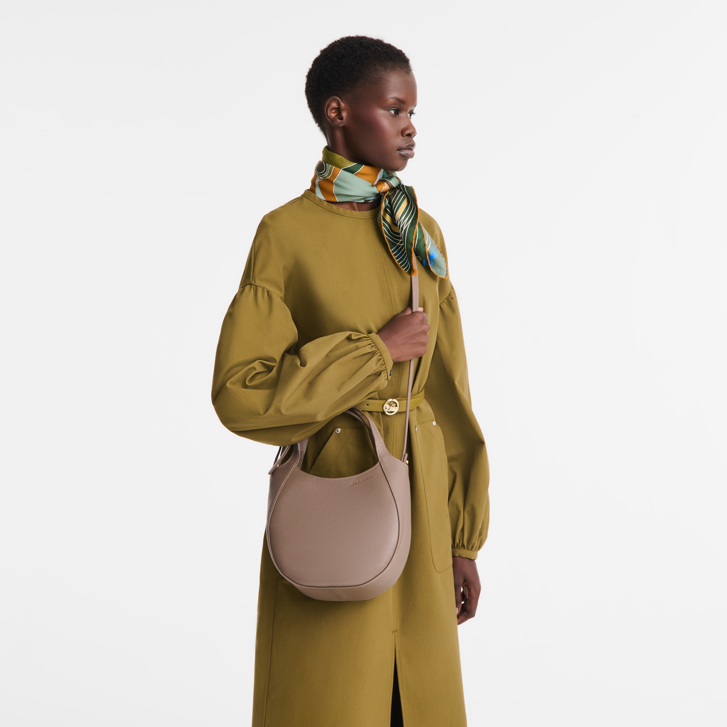 Longchamp
small Le Foulonné grained leather cross body bag