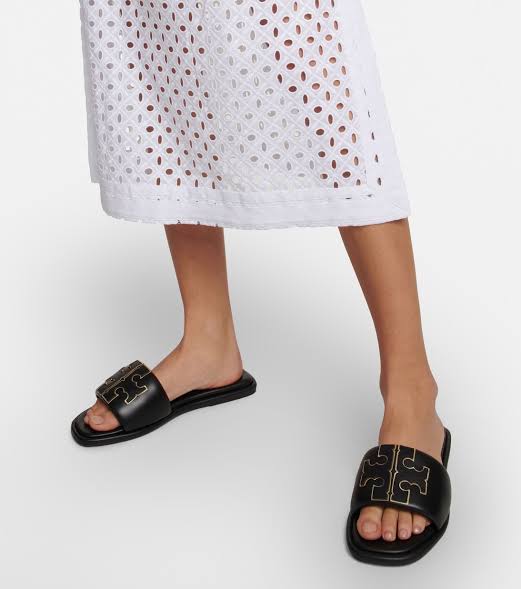 Tory Burch Double T Sport Slide