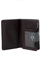 Coach Medium Corner Zip Wallet With Signature Leather