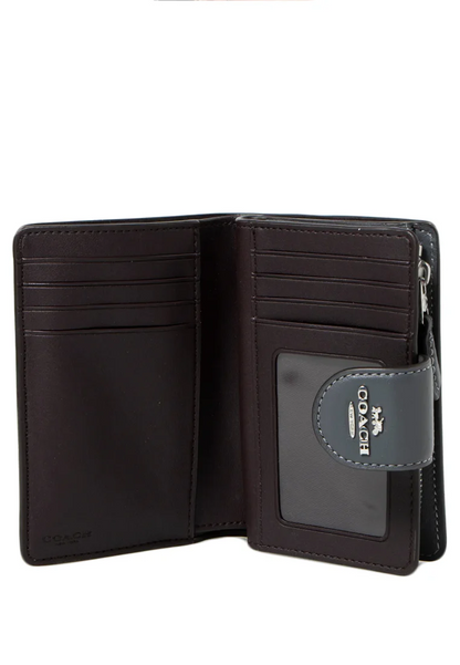 Coach Medium Corner Zip Wallet With Signature Leather