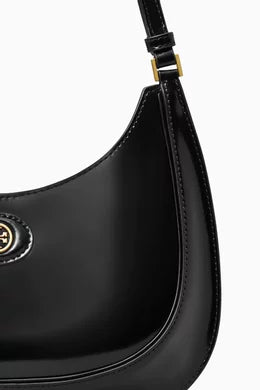 Tory Burch
Robinson Convertible Crescent Shoulder Bag in Patent Leather