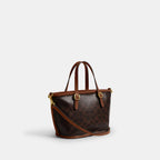 Coach Taxi Tote Bag 21 In Signature Canvas