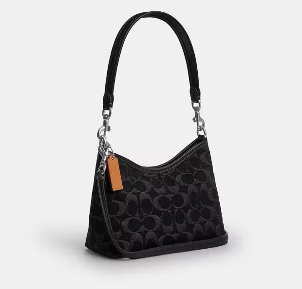 Coach Laurel Small Shoulder Bag In Signature Denim