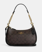 Coach Teri Shoulder Bag In Signature Canvas