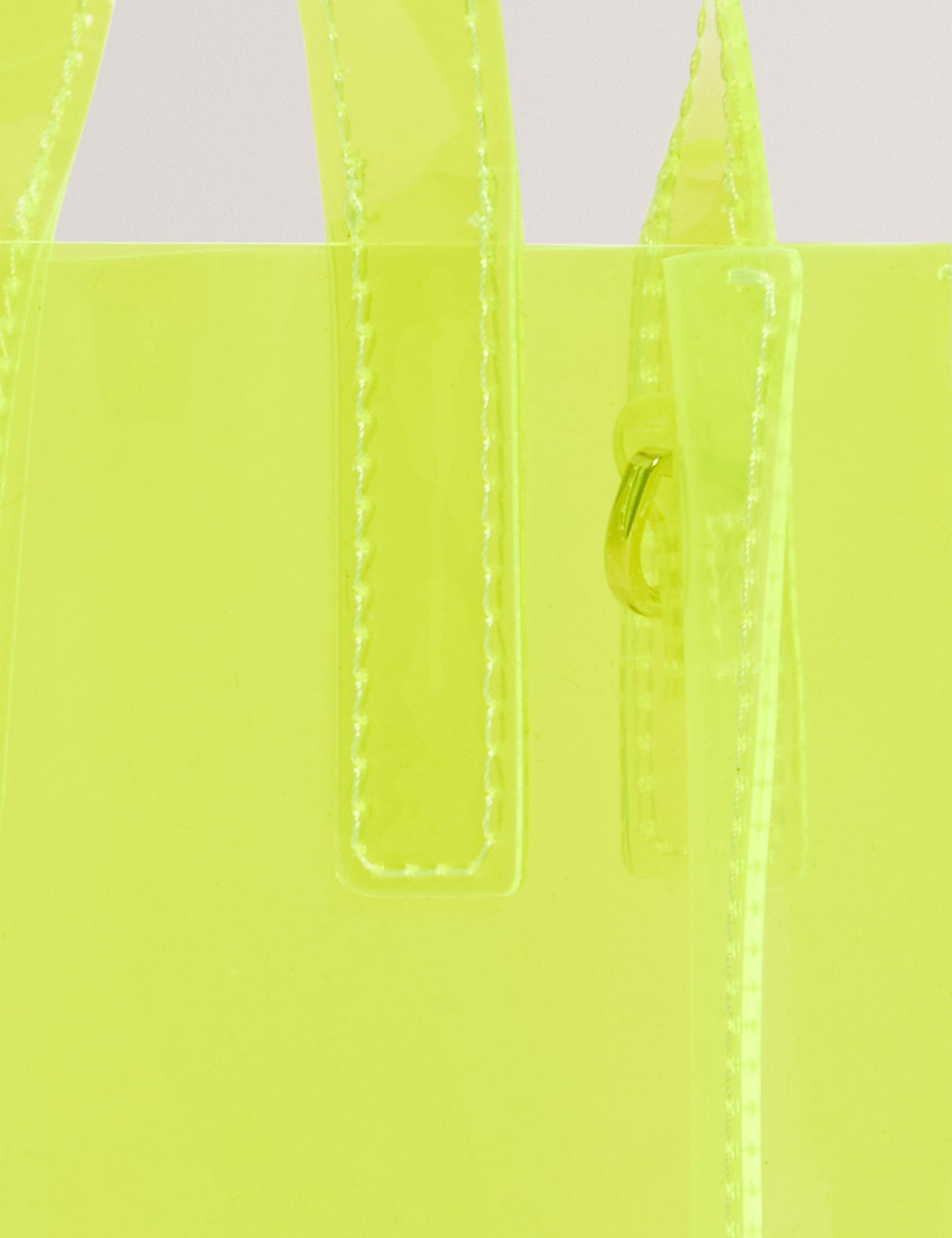 Ted Baker
Mini Neon Clear Vinyl Icon Tote Bag
