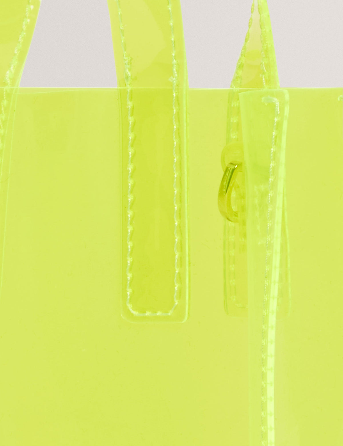 Ted Baker
Mini Neon Clear Vinyl Icon Tote Bag