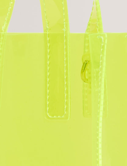 Ted Baker
Mini Neon Clear Vinyl Icon Tote Bag