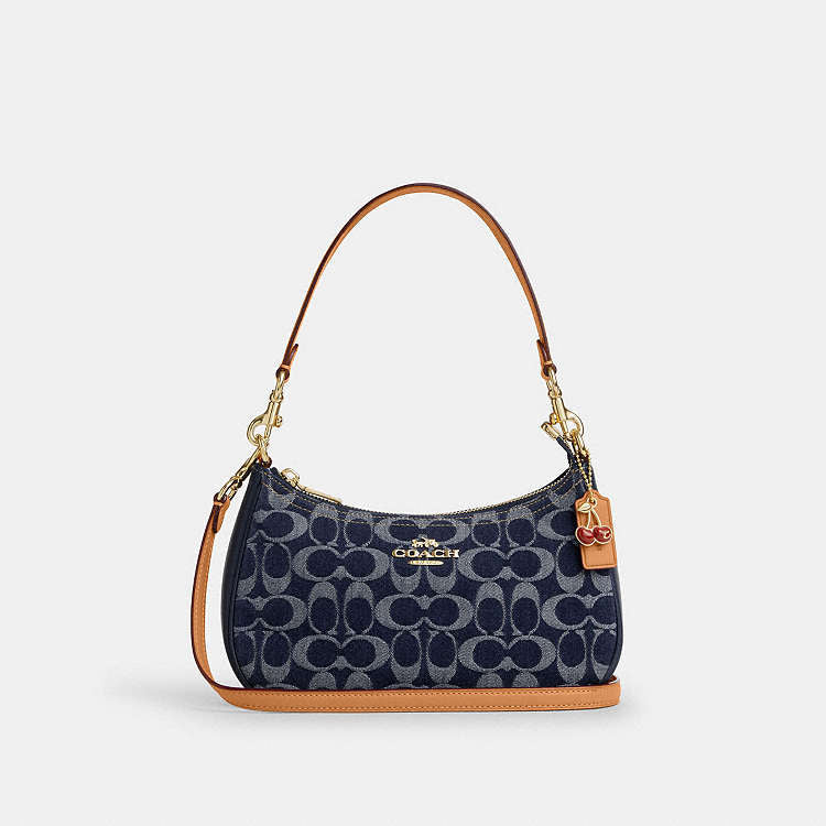 Coach Teri Shoulder Bag In Signature Denim