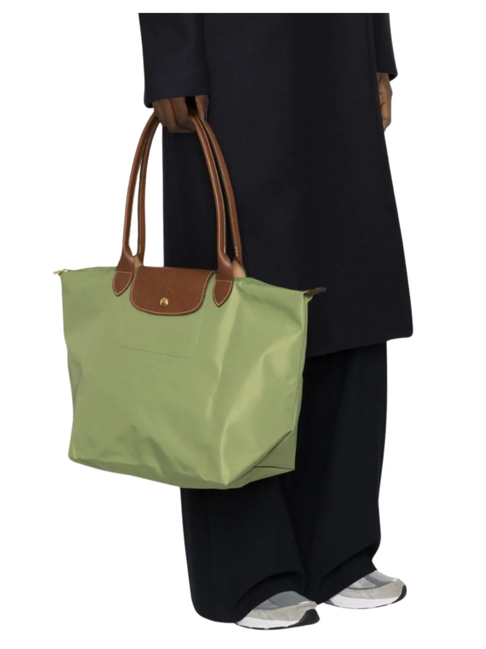 Longhamp Le Pliage Shoulder Bag Lichen - Large