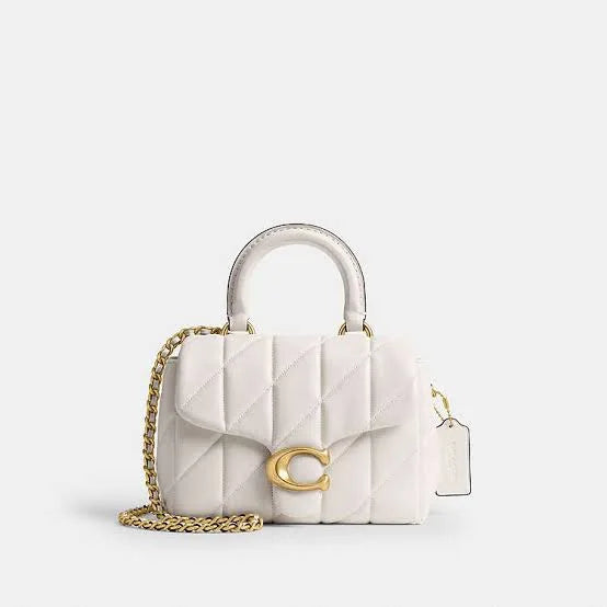 Coach
Tabby Quilted Leather Top-Handle Bag