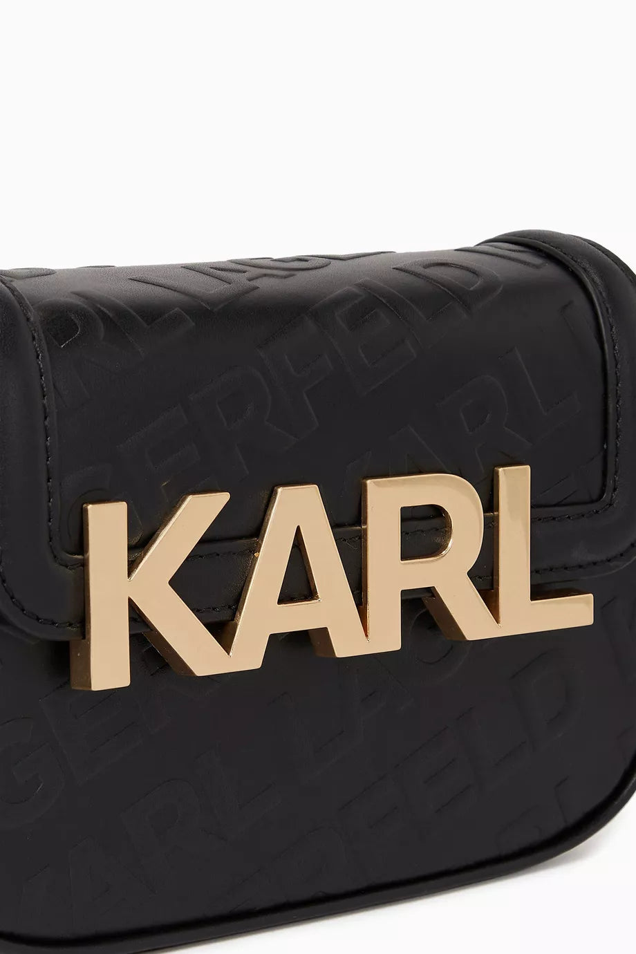Karl Lagerfeld - K/Letters black bag with logo accent