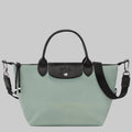 Longchamp Le Pliage Energy Handbag In Vervain Recycled Canvas - Small