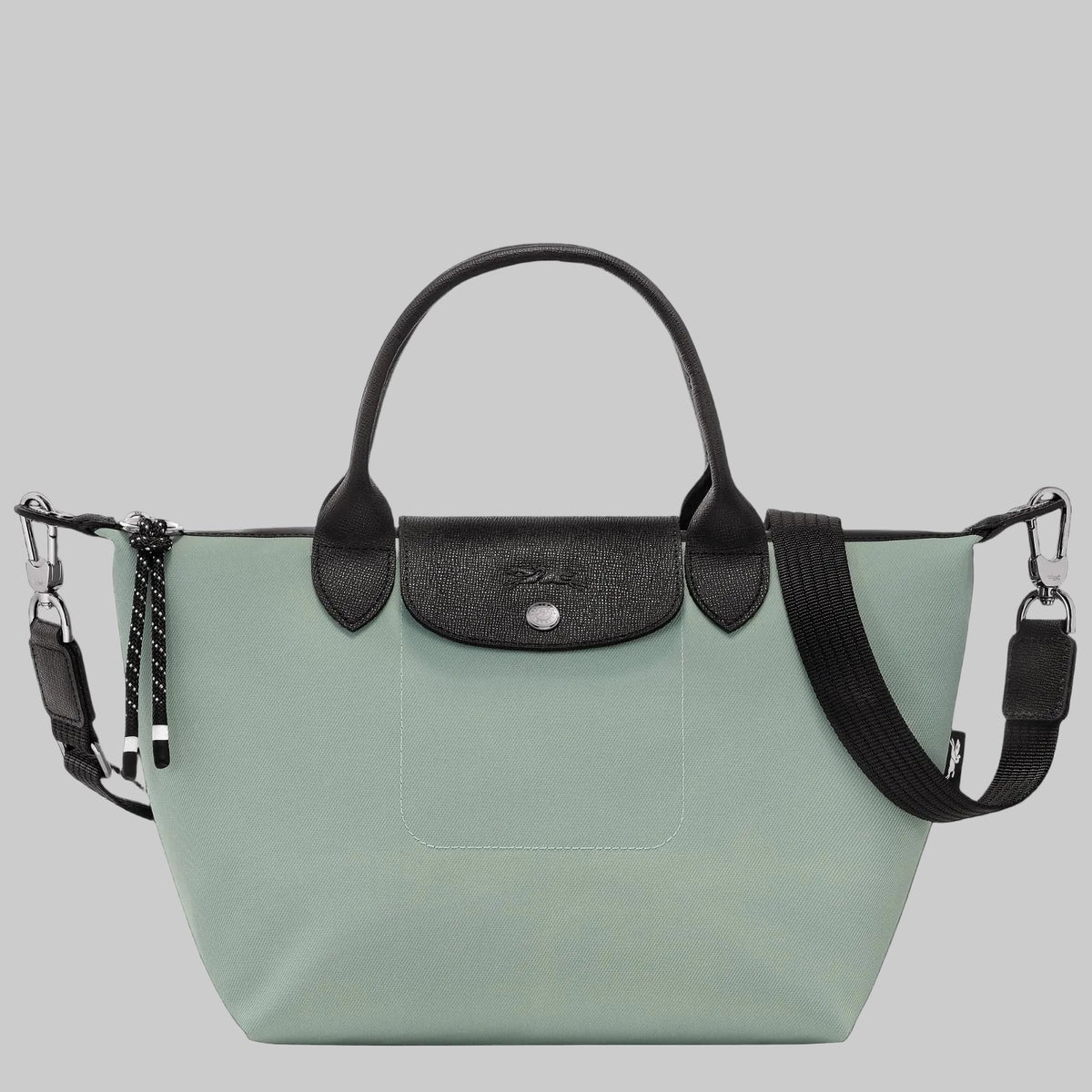 Longchamp Le Pliage Energy Handbag In Vervain Recycled Canvas - Small