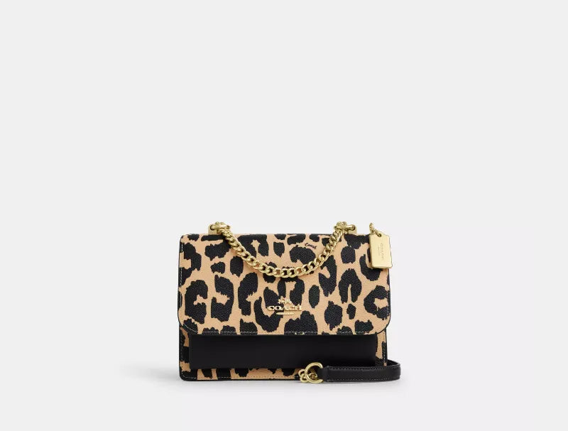 Coach Klare Crossbody Bag With Leopard Print