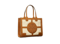Tory Burch Ella Canvas Quadrant Tote Bag