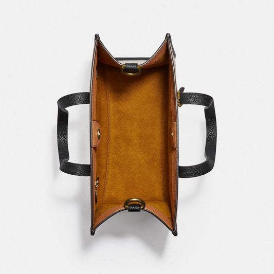 Coach Field Tote 30 In Colorblock With Coach Badge