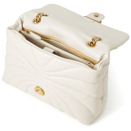 Pinko White Women Shoulder Bag Cross Body Bag