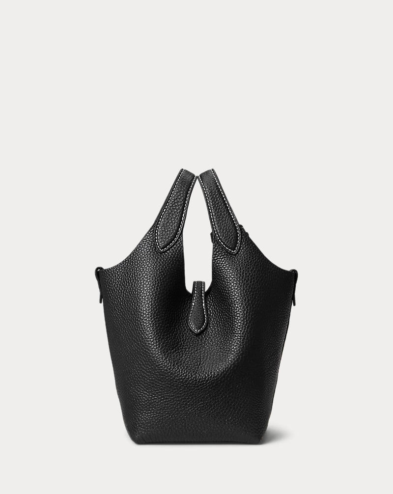 Ralph Lauren Polo Play Small Leather Tote & Crossbody