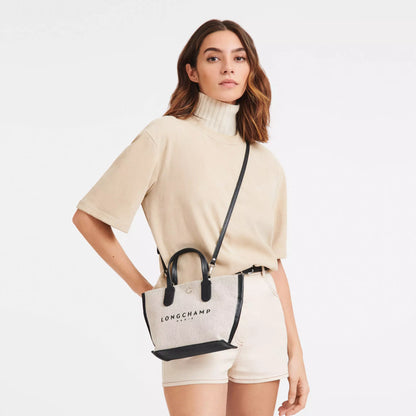 Longchamp Essential Handbag XS -Canvas - Ecru