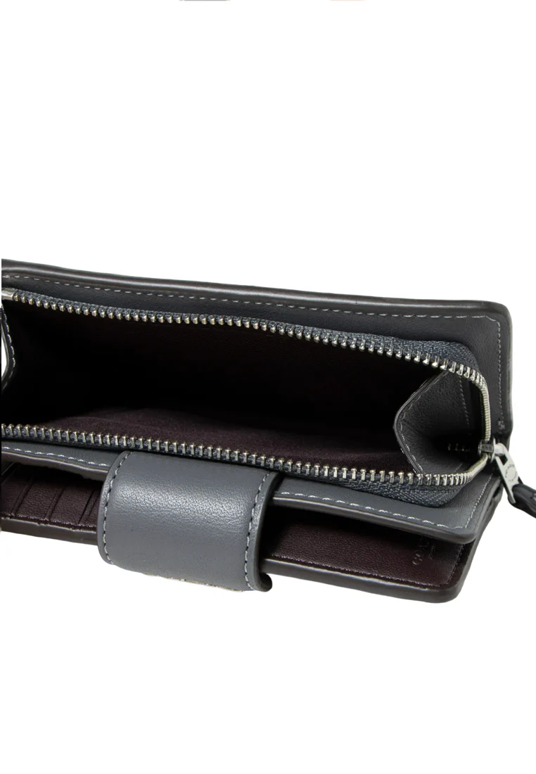 Coach Medium Corner Zip Wallet With Signature Leather