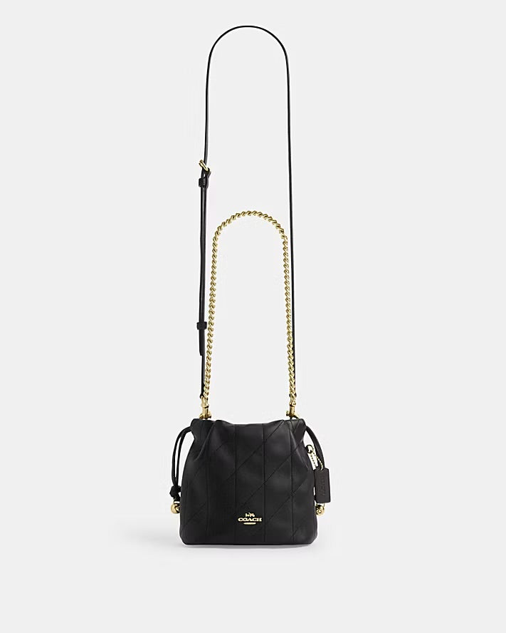 Coach Faye Mini Drawstring Bag With Quilting