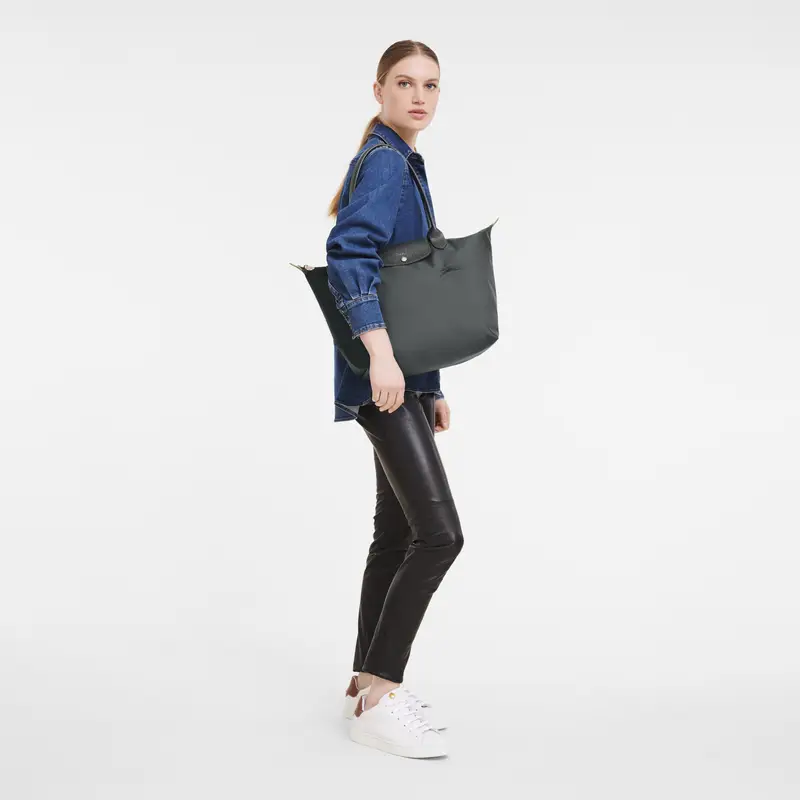 Longchamp Le Pliage Green Tote bag Graphite - Large