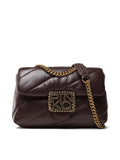 Pinko Love large Puff Bag in burgundy