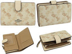Coach Medium Corner Zip Wallet With Horse And Carriage Print